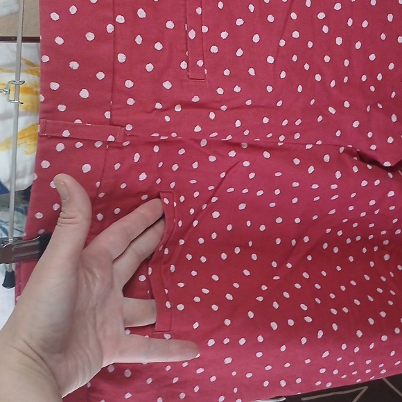 LOFT BRAND NEW SIZE 10 POLKA DOT RED SHORTS 🐞 - Picture 9 of 9